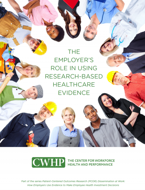 report cover with workers